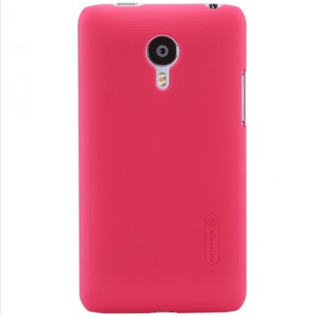 Meizu M2 dėklas raudonas "Nillkin" Frosted Shield + plėvelė